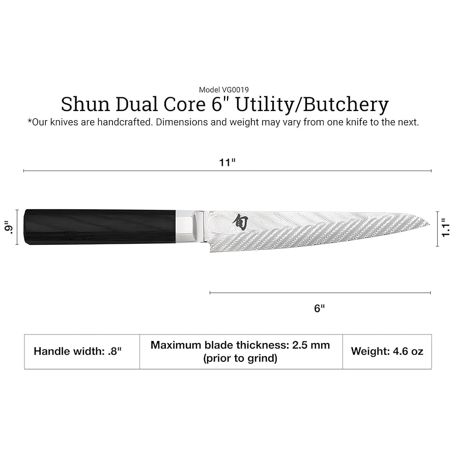 旬 Landscapes SYUN-006 Shun Dual Core Utility Knife - 6
